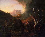 Thomas Cole Landscape with Dead Tree oil painting on canvas